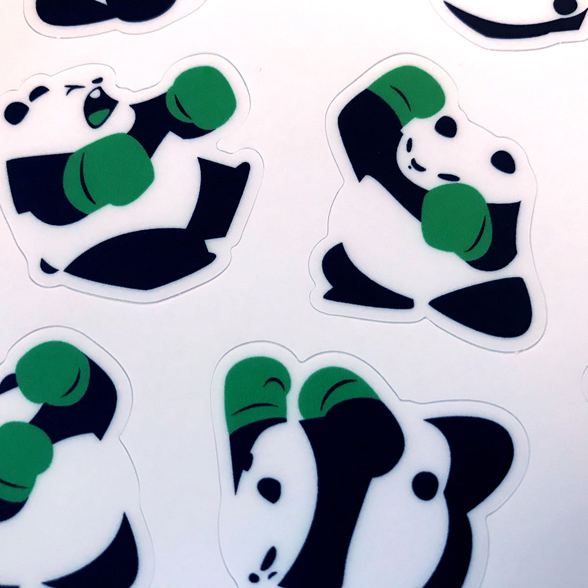 Seattle Pandas Sticker Sheets / Punching Pandas